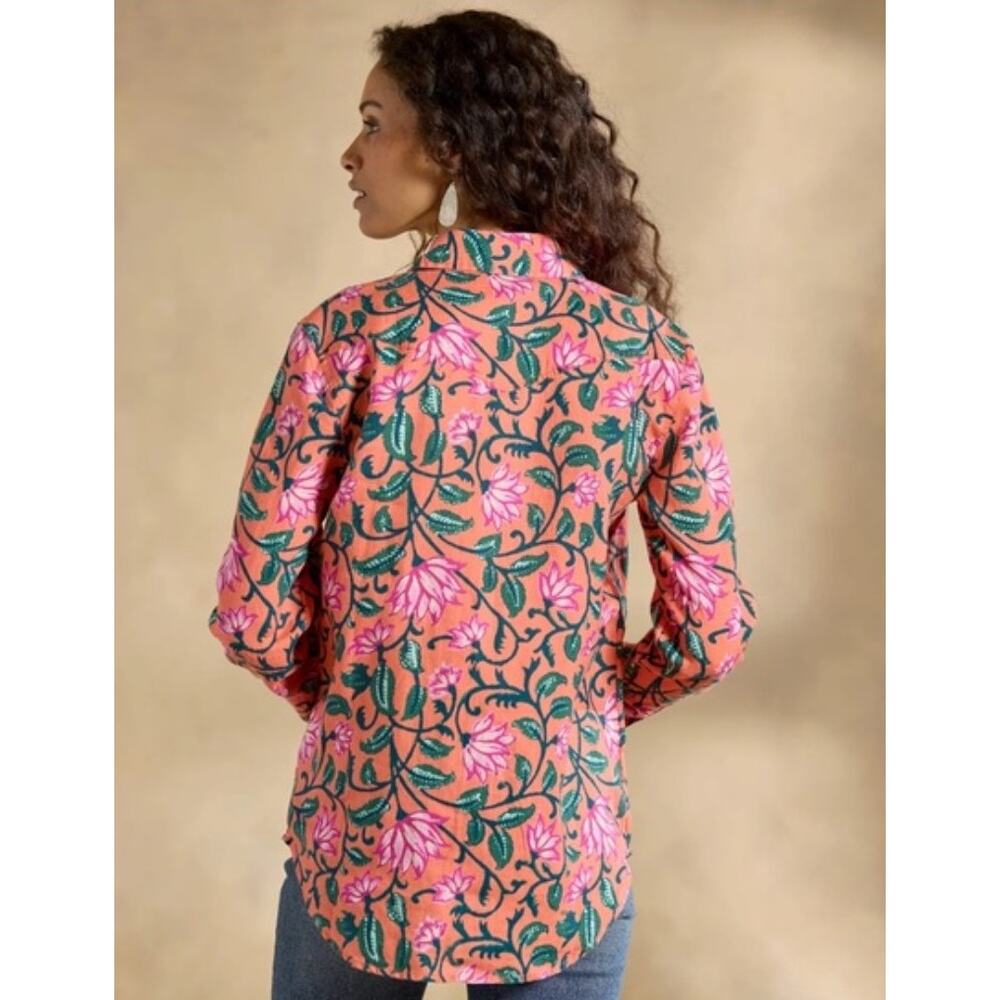 NWOT Sundance Willow Floral Linen Shirt - Picture 2 of 6